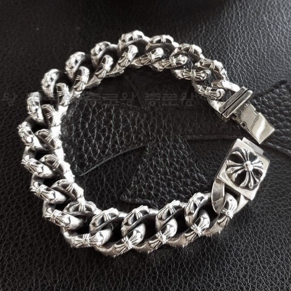 Chrome Hearts 크롬하츠 크로스 엑스트라팬시 체인 클립 팔찌